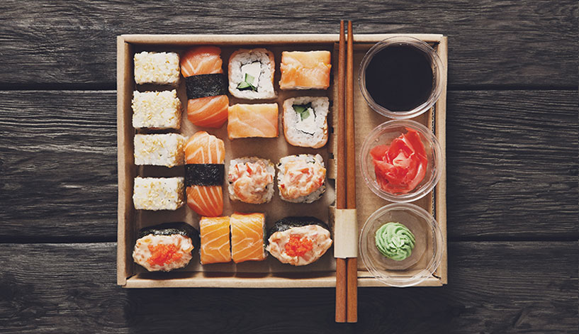 Sushi dish