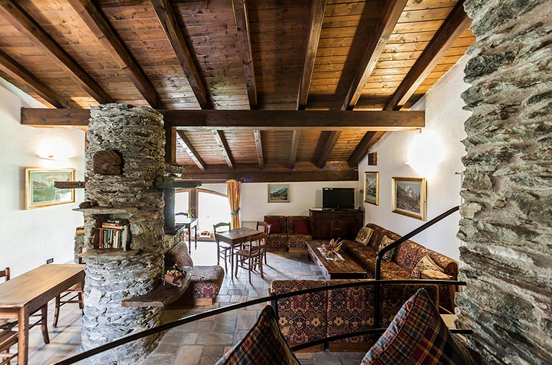 Hotel Baita Cretaz living room