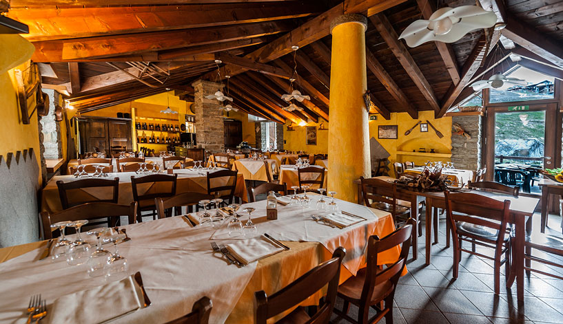 Ristorante panoramico con cucina valdostana