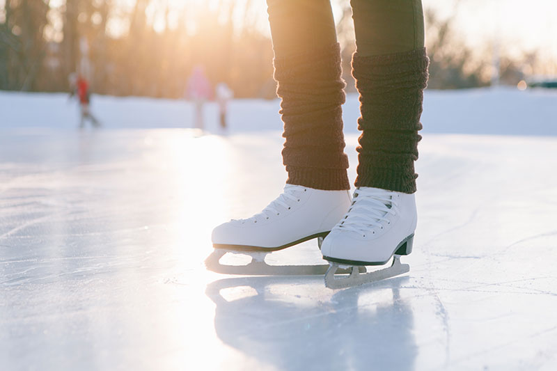 Skating in Breuil Cervinia