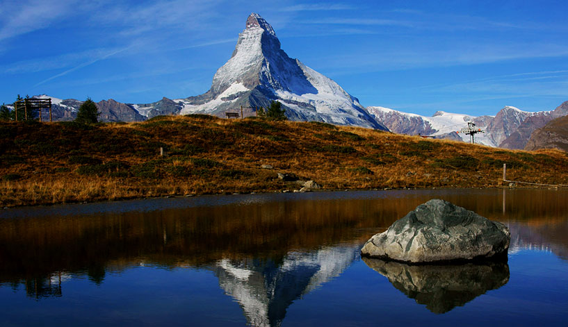 Matterhorn's view from Zermatt