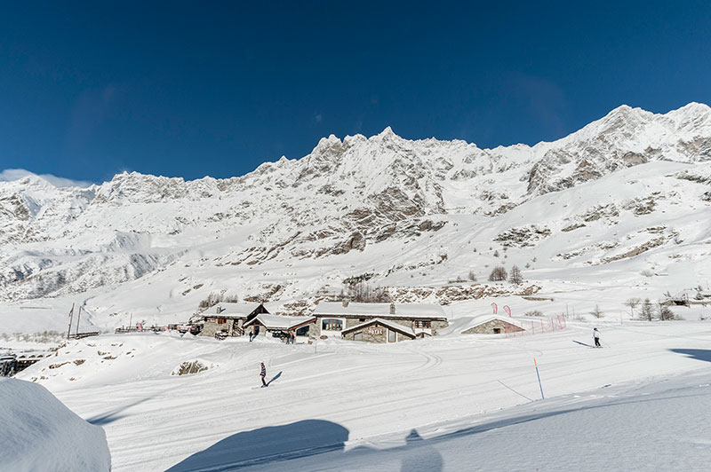 First track in Cervinia