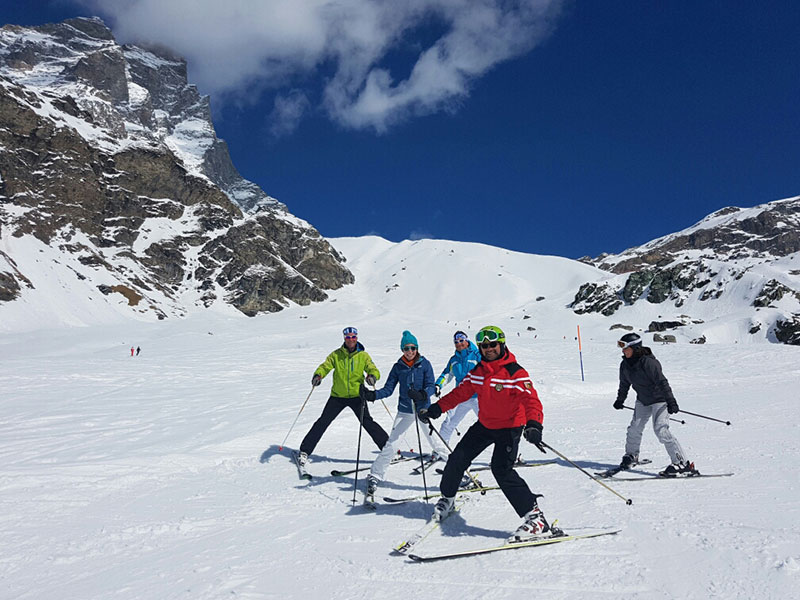 Ski schools in Cervinia