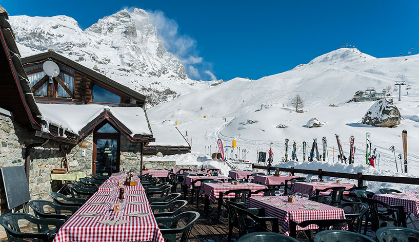 Lunch on the hotel terrace